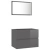 Picture of 23" Bathroom Furniture Set with Mirror - Gray