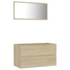 Picture of 31" Bathroom Furniture Set with Mirror - Sonoma Oak