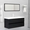 Picture of 39" Bathroom Furniture Set with Mirror - Black