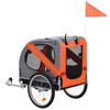 Picture of Pet Bike Trailer Orange and Gray