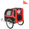 Picture of Pet Bike Trailer Red and Black