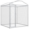 Picture of Outdoor Dog Kennel with Canopy Top - 6'