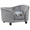 Picture of Dog Plush Sofa - Gray