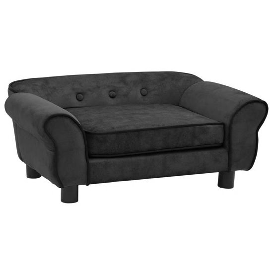 Picture of Dog Plush Sofa - Dark Gray