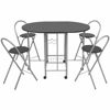 Picture of Home Folding Dining Set - Black