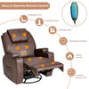 Picture of Living Room Massage Chair Recliner - Brown