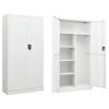 Picture of Office Steel Locker Storage Cabinet 35" - White