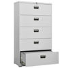 Picture of Office Steel Filing Cabinet 35" - L Gray