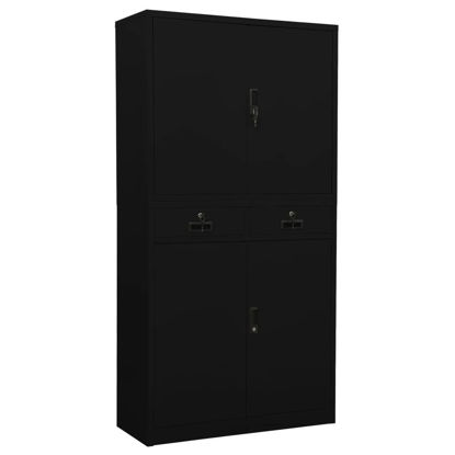 Picture of Office Filing Cabinet 35" - Black