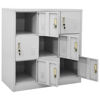 Picture of Office Locker Storage Cabinet - L Gray