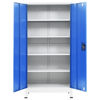 Picture of Office Storage Cabinet 35" - Blue