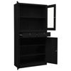 Picture of Office Storage Cabinet 35" - Black