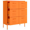 Picture of Steel Office Storage Cabinet 31" - Orange