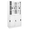 Picture of Office Storage Cabinet with Display 35" - White