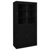 Picture of Office Storage Cabinet with Display 35" - Black