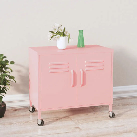 Affordable Variety / Steel Storage 23" Pink