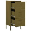 Picture of Steel Storage Cabinet 16" - O Green