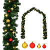 Picture of 32' Christmas Garland with Decor and LED