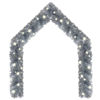 Picture of 32' Christmas Garland with LED - Silver