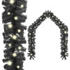 Picture of 65' Christmas Garland with LED - Black