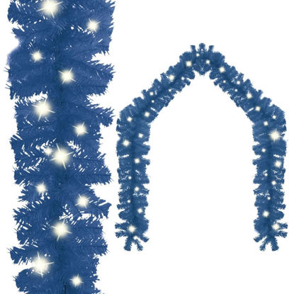 Picture of 65' Christmas Garland with LED - Blue