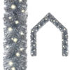 Picture of 65' Christmas Garland with LED - Silver