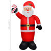 Picture of 8' Inflatable Christmas Santa Claus with LED