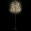Picture of 7' Christmas Tree Cherry Blossom with LED - W White