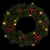 Picture of 1.5' Christmas Wreaths - 2 pc Green