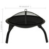 Picture of Outdoor 22" Fire Pit and BBQ