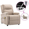 Picture of Fabric Electric Recliner Massage Chair - Cream