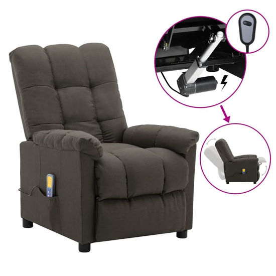 Picture of Living Room Fabric Electric Recliner Massage Chair