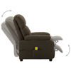 Picture of Fabric Massage Recliner Chair - Brown