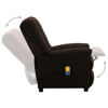 Picture of Fabric Massage Recliner Chair - D Brown