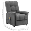 Picture of Fabric Massage Recliner Chair - L Gray