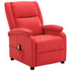 Picture of Living Room Recliner Massage Chair - Red