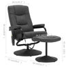 Picture of Fabric Massage Recliner Chair with Footrest- D Gray