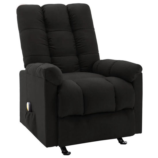 Picture of Fabric Massage Reclining Chair - Black