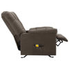 Picture of Living Room Fabric Recliner Massage Chair - Brown