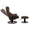 Picture of Recline Massage Chair with Footrest - Brown