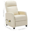 Picture of Recline Massage Chair - Cream White