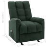 Picture of Living Room Fabric Recliner Massage Chair - Green