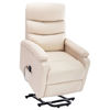 Picture of Living Room Fabric Recliner Massage Chair - Cream