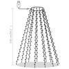 Picture of Outdoor Christmas Tree Net with LED Lights 59" - W White