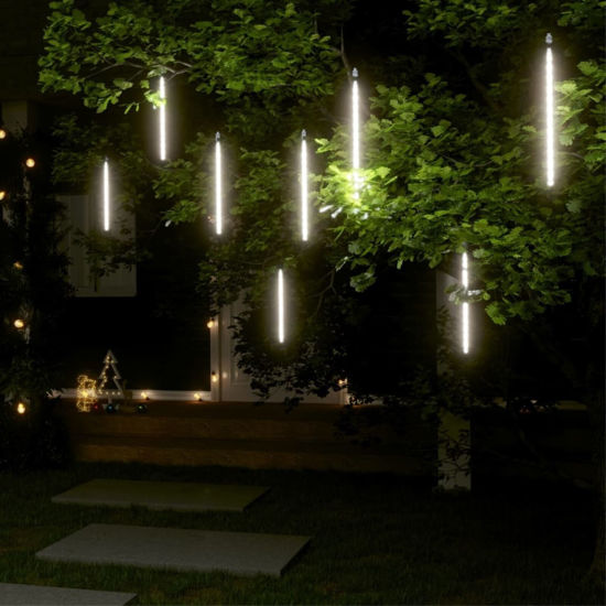 Picture of Outdoor Indoor Christmas LED Lights 12" - 8 pc C White