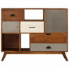 Picture of Wooden Storage Cabinet with Drawers 45" SAW