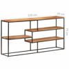 Picture of Wooden Sideboard Bar Table with Shelves 59" SAW
