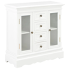 Picture of Wooden Storage Cabinet Sideboard 27" SPW - White