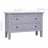 Picture of Wooden Sideboard with Drawers 35" SMW