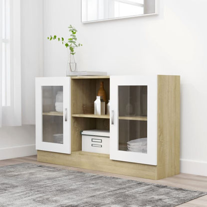 Picture of Wooden Vitrine Display Cabinet 47"